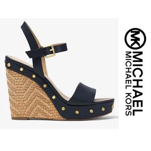 MICHAEL Michael Kors Ellen Wedge Astor Studs Shoes